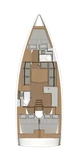 Dufour 390 GL-Segelyacht Easy Living in Griechenland 