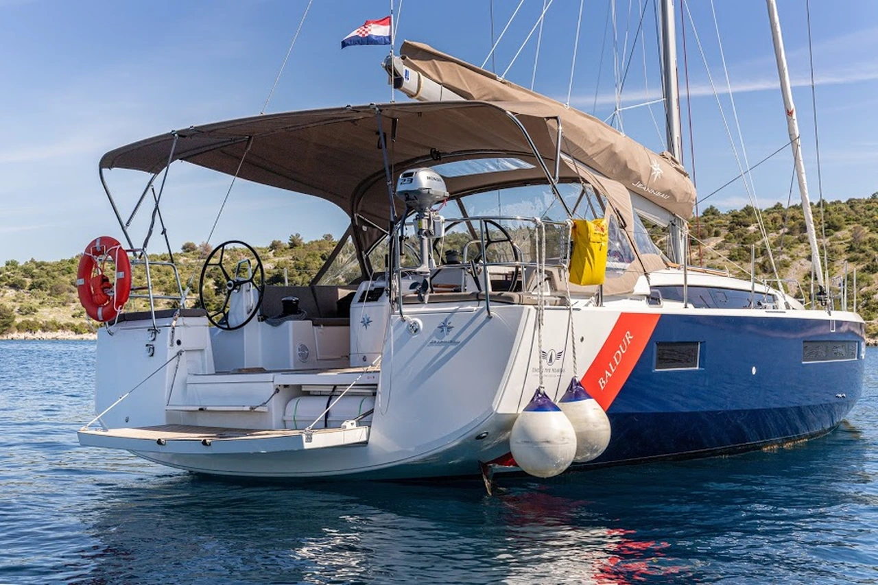 Sun Odyssey 490 - 4 + 1 cab.-Segelyacht Baldur in Kroatien