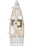 Hanse 458 - 3 cab.-Segelyacht Meraki of London in Griechenland 