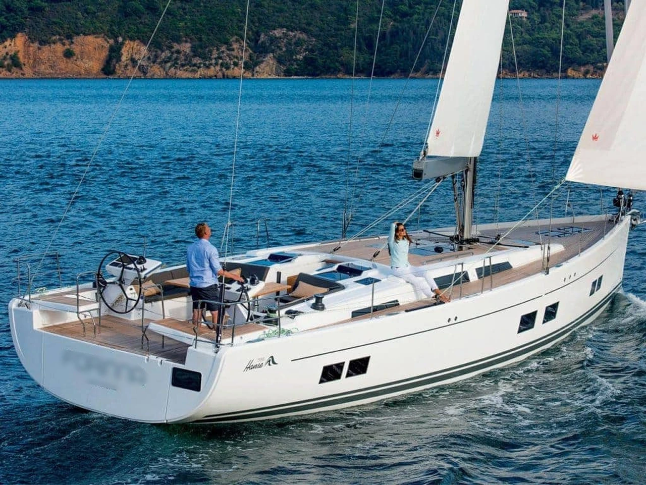 Hanse 588 - 5 + 1 cab.-Segelyacht Jasmine in Kroatien