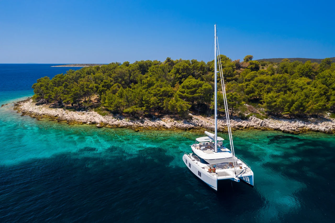 Sunreef 50-Katamaran Solitaire in Kroatien