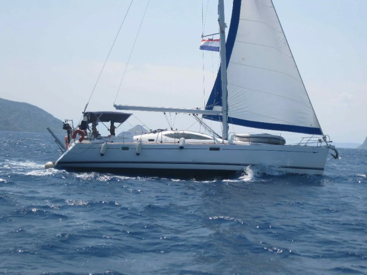 Sun Odyssey 49 DS-Segelyacht Hydra in Griechenland 