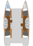 Fountaine Pajot Astrea 42 - 4 + 1 cab.-Katamaran Bonita in Türkei