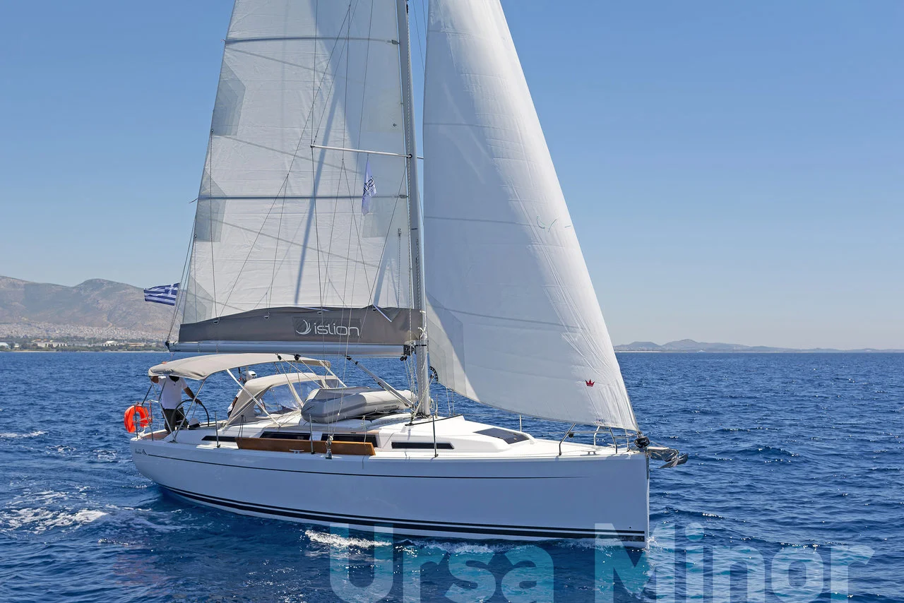 Hanse 345-Segelyacht Ursa Minor in Griechenland 