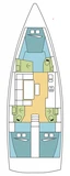 Segelyacht Dufour 460 GL 3 Cab Tequila Night 2