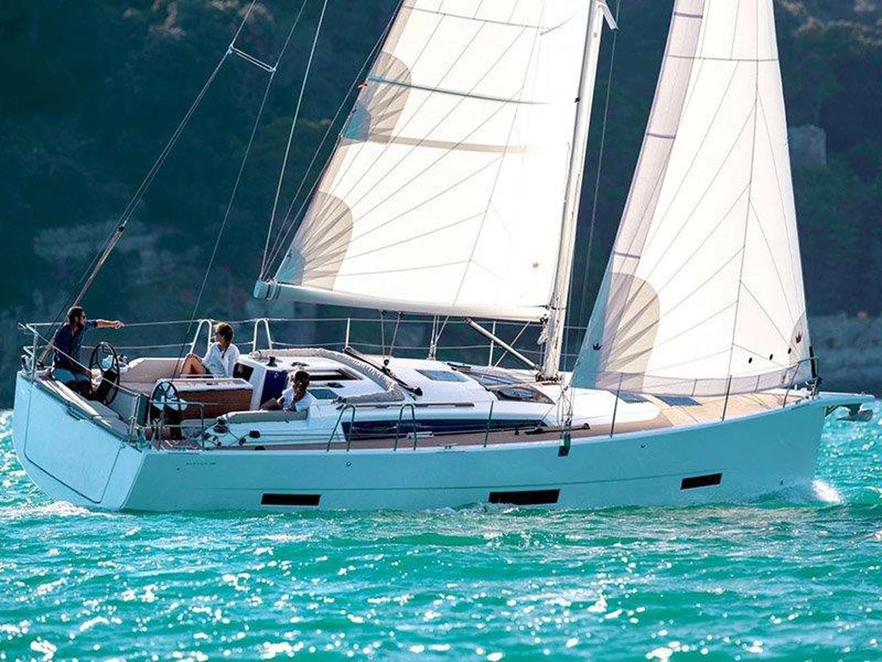 Dufour 390 GL-Segelyacht Barone in Kroatien