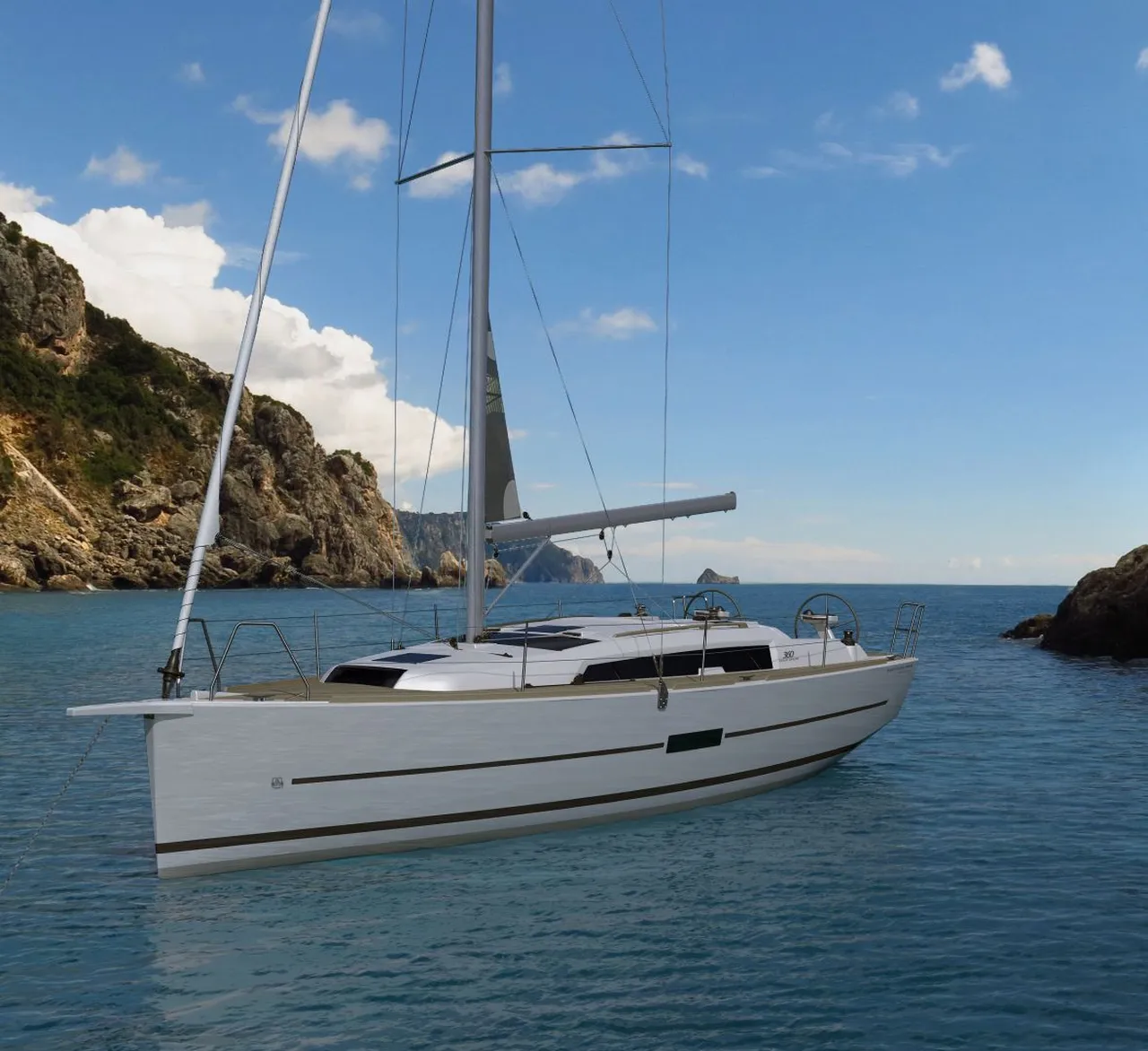 Dufour 360 GL-Segelyacht Smile Planet in Italien