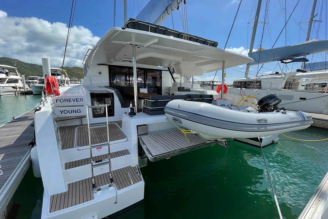 Fountaine Pajot Tanna 47 - 5 + 1 cab.-Katamaran Knotty Cat (Forever Young) in Britische Jungferninseln (BVI)