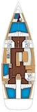 Cyclades 50.5 - 5 + 1 cab.-Segelyacht *ECONOMY in Griechenland 