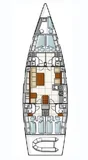 Hanse 540e-Segelyacht Yannis 65S in Italien