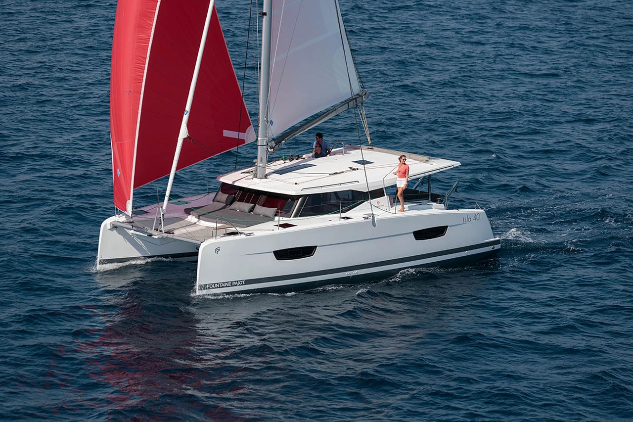 Fountaine Pajot Isla 40 - 3 cab.-Katamaran Monkey Puppy in Griechenland 