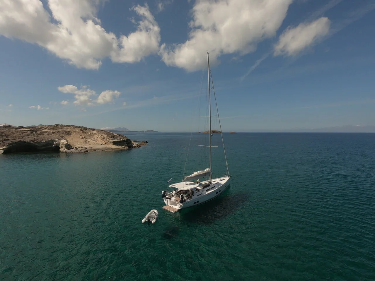 Hanse 588 - 4 + 1 cab.-Segelyacht Medseatation in Griechenland 