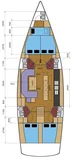 Segelyacht D D Kufner 54 Elly Blu 2