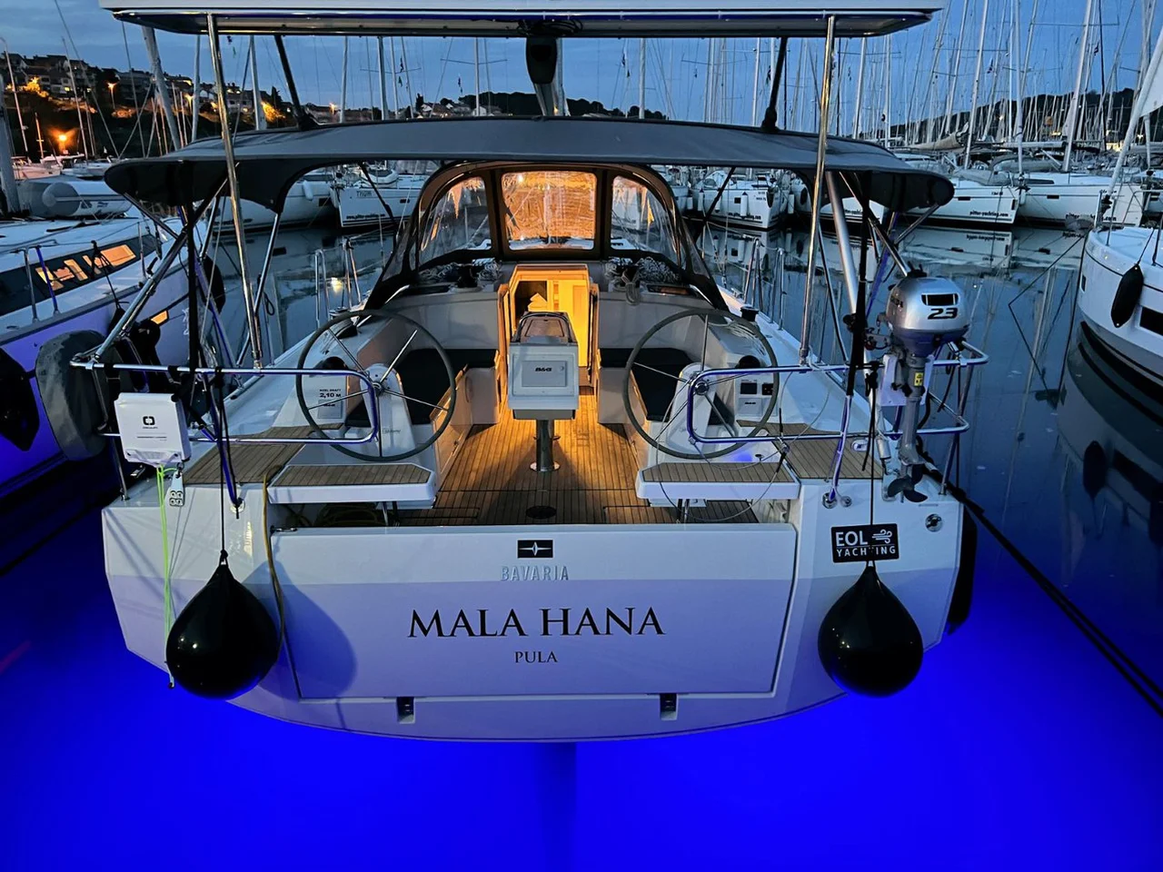 Bavaria C38-Segelyacht Mala Hana in Kroatien