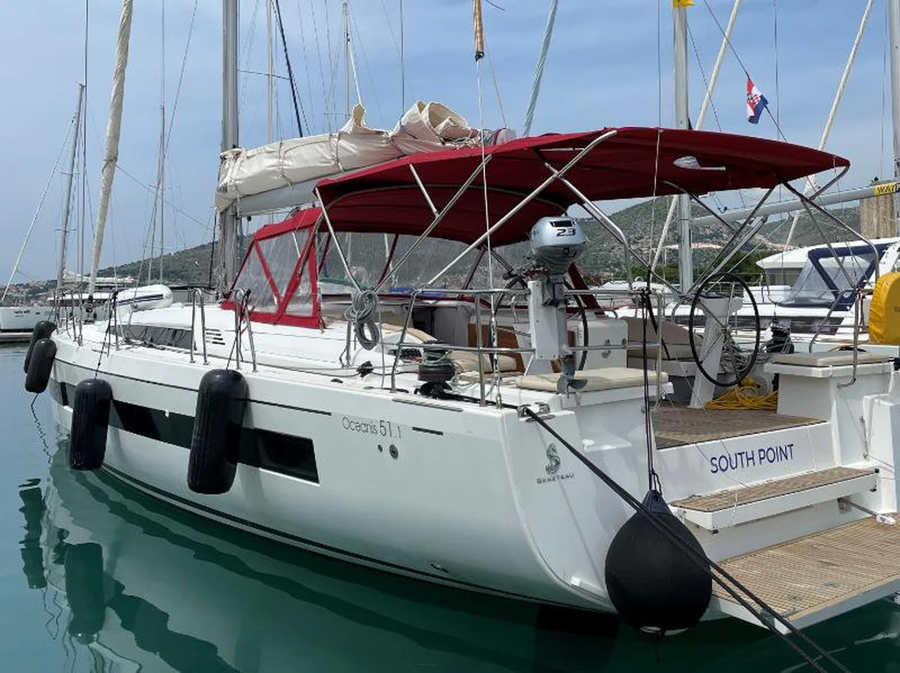 Oceanis 51.1 - 5 + 1 cab.-Segelyacht South Point in Kroatien