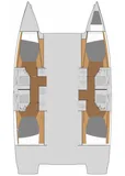 Katamaran Fountaine Pajot Astrea 42 4 1 Cab Ariel 2