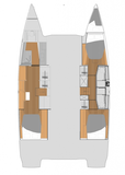 Fountaine Pajot Elba 45 - 3 cab.-Katamaran Carambouille II in Frankreich