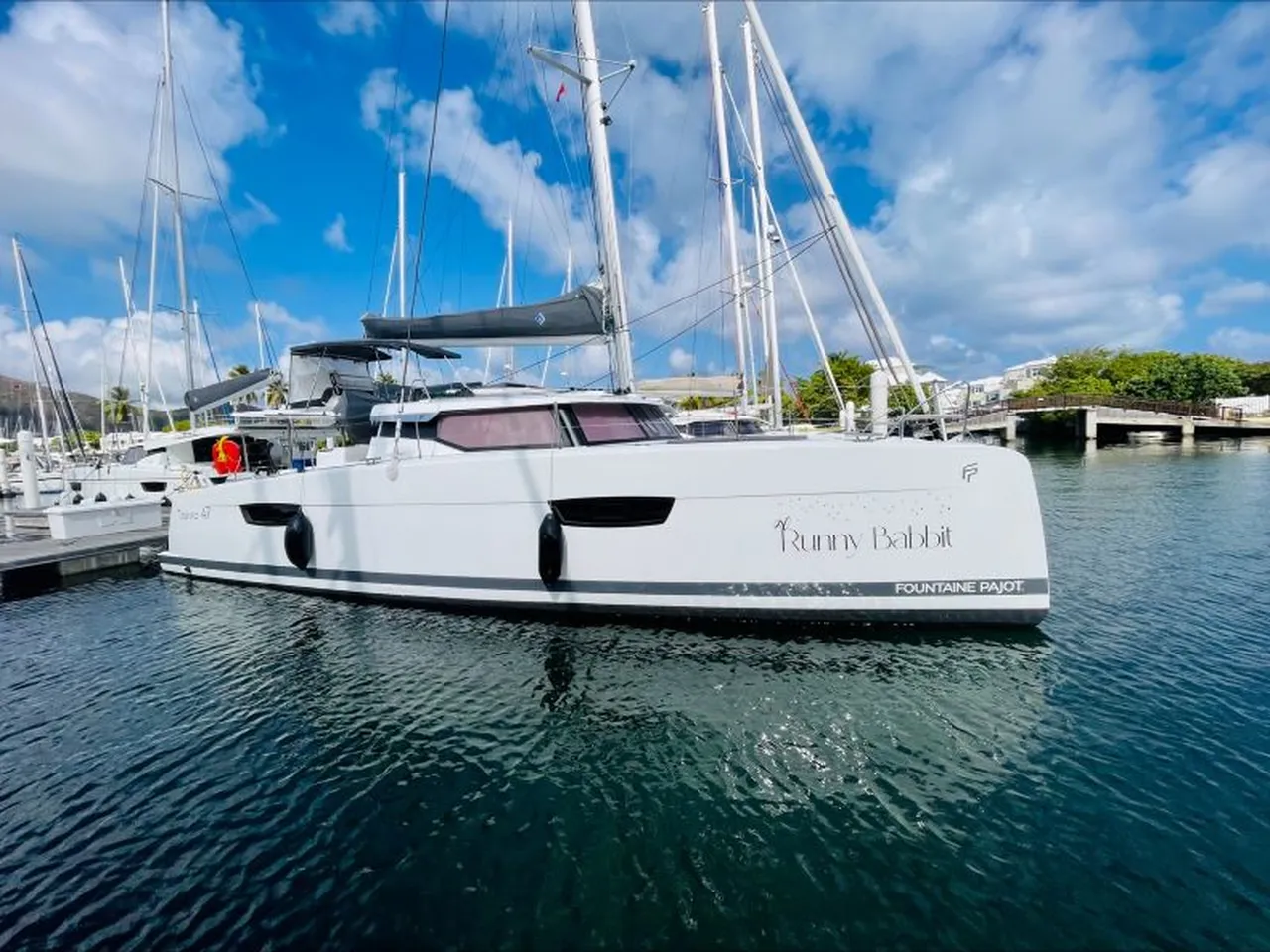 Fountaine Pajot Tanna 47 - 5 cab.-Katamaran Runny Babbit in Britische Jungferninseln (BVI)