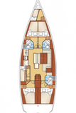 Oceanis 50 - 5 + 1 cab.-Segelyacht O50-10-A in Griechenland 