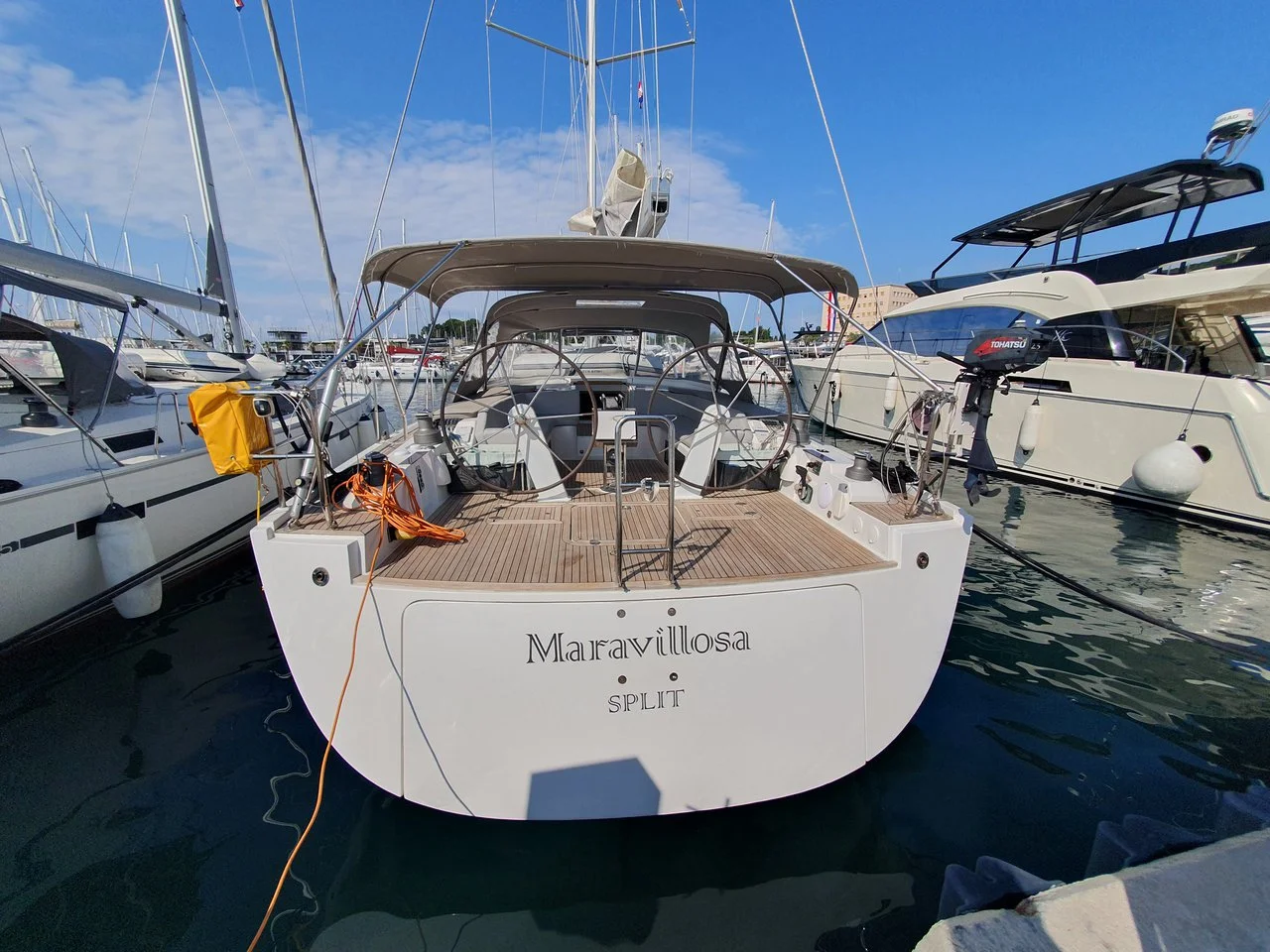 Hanse 545-Segelyacht Maravillosa in Kroatien