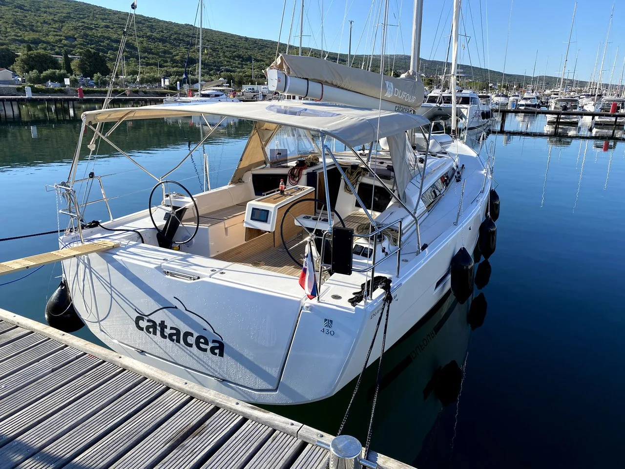 Dufour 430-Segelyacht Catacea in Kroatien