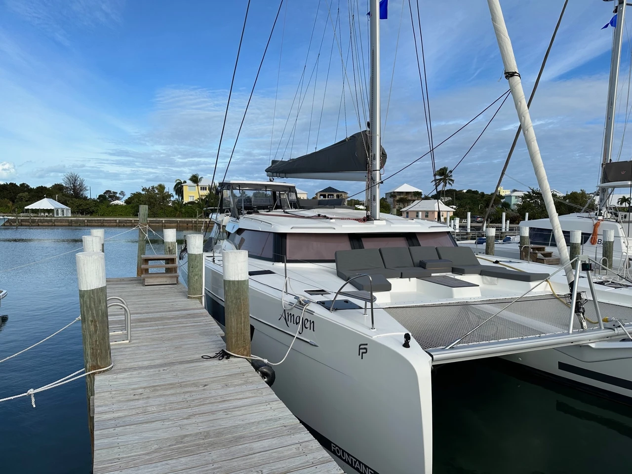 Fountaine Pajot Aura 51-Katamaran Amajen in Bahamas