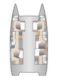 Fountaine Pajot Aura 51 - 5 + 1 cab.-Katamaran Freedom in Britische Jungferninseln (BVI)