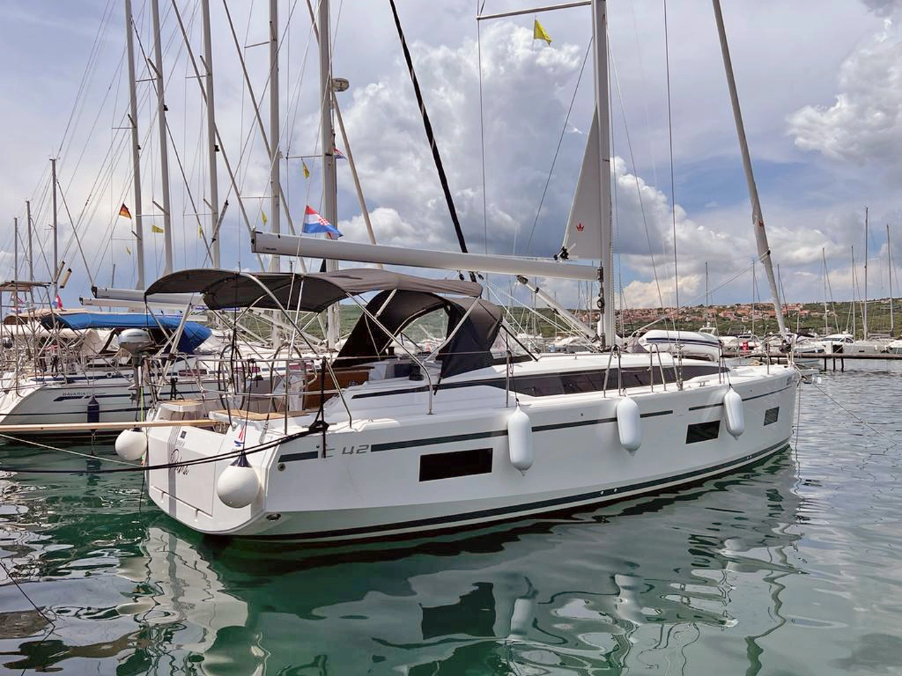 Bavaria C42-Segelyacht Palma in Kroatien