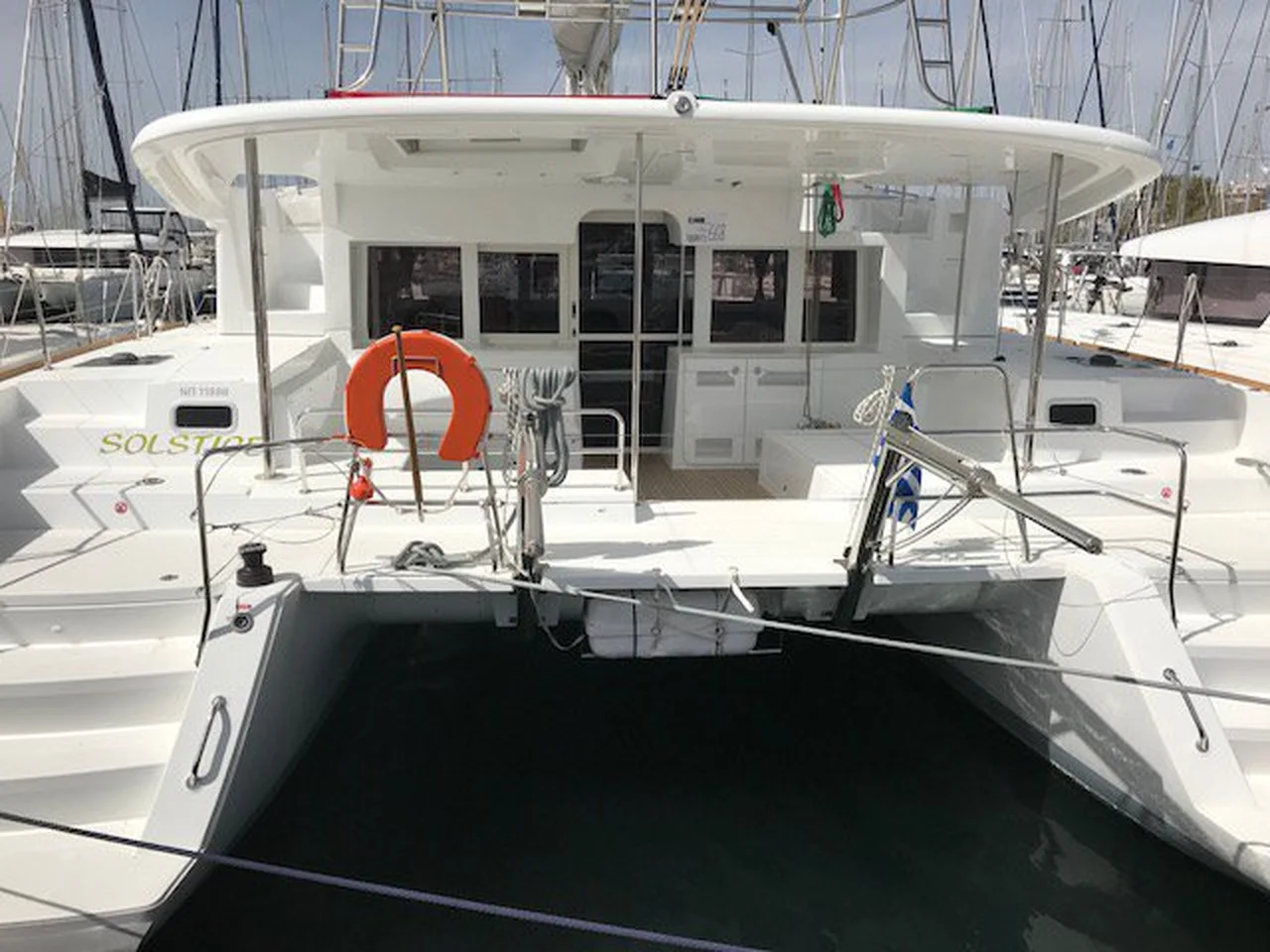 Lagoon 450 F - 4 + 2 cab.-Katamaran Solstice in Griechenland 