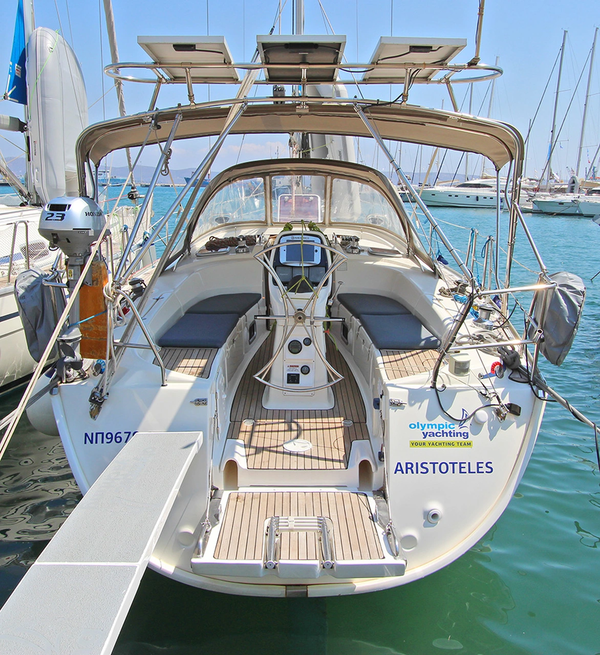 Bavaria 38 Cruiser-Segelyacht Aristoteles in Griechenland 