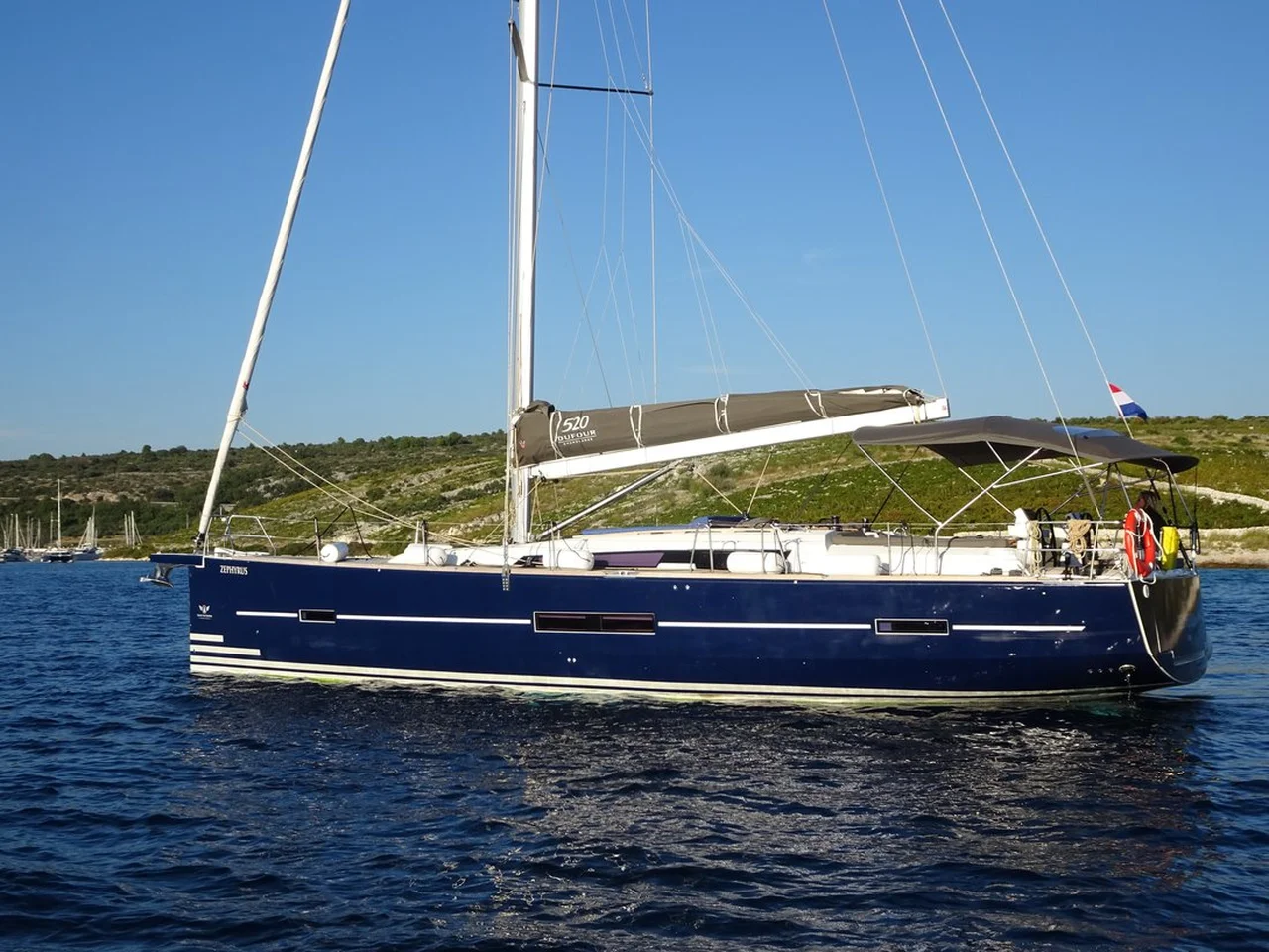 Dufour 520 GL-Segelyacht Notus in Kroatien