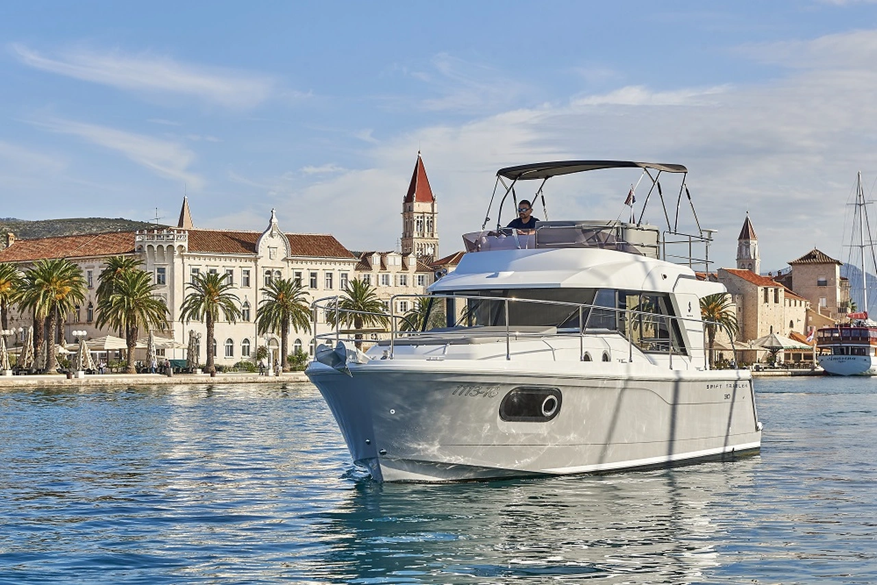 Swift Trawler 30-Motorboot Odysseus in Kroatien