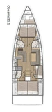 Oceanis 51.1 - 5 + 1 cab.-Segelyacht One Piece in Griechenland 