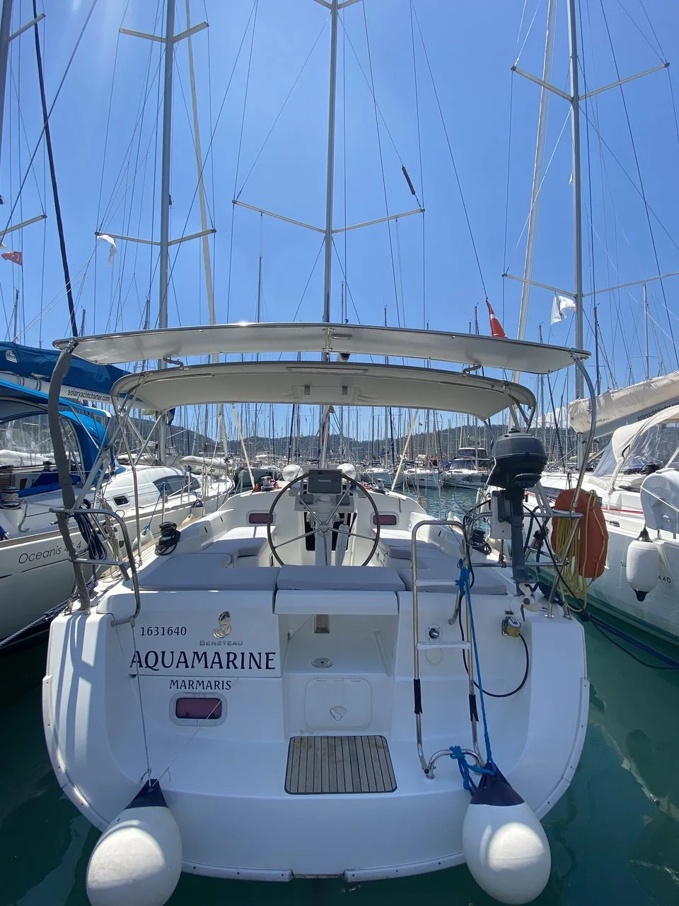 Oceanis 34-Segelyacht Aquamarine in Türkei