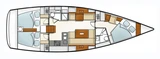 Segelyacht Hanse 430 Tria S 23